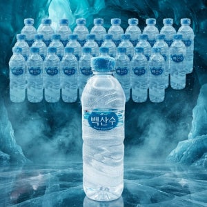 백산수 생수 500ml x 40PET 사무실 행사용 생수