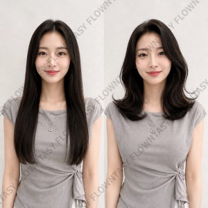 AI헤어모델 - 미용실 비포에프터 G072505