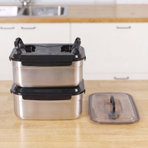 국산 연마제 없는 스텐 김치통 SUS304 김치냉장고통+누름판 7L, 2개