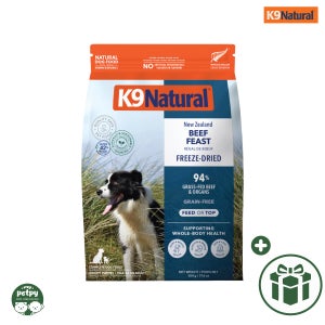 K9 강아지 동결건조사료 소고기, 500g, 1개