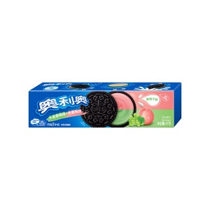 오레오 쿠키 청포도+복숭아맛, 97g, 1개