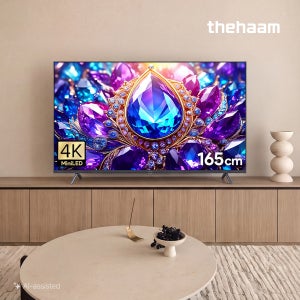 더함 스마트 구글 티비 165cm(65인치), Mini LED 144Hz, 직접설치
