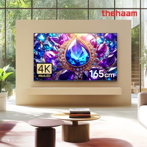 더함 스마트 구글 티비 165cm(65인치), MINILED 144Hz, 상하벽걸이