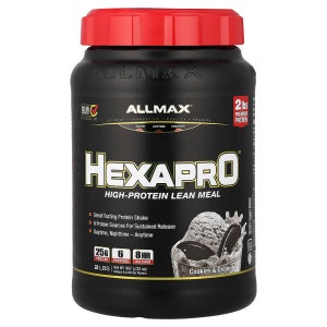 올맥스뉴트리션 Hexapro 고단백질 린 밀 쿠키 앤 크림 907g, 1개