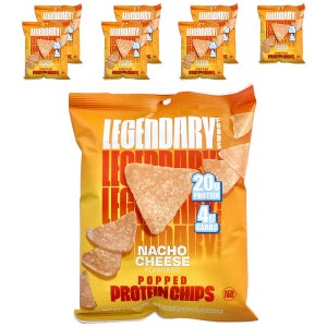 Legendary Foods 튀긴 단백질 칩 나초 치즈 252g, 1개