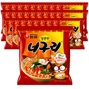 농심 너구리 얼큰, 120g, 30개