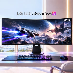 최대 255만 LG 울트라기어 evo AI 게이밍모니터 52G930B 131cm(52인치) 5K2K WUHD
