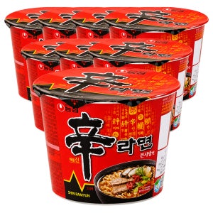 농심 신라면 컵라면 오리지널, 114g, 8개