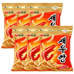 농심 새우깡 오리지널, 400g, 6개