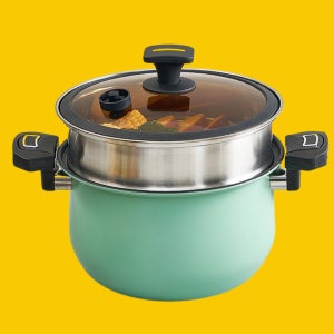 크로덴 저압냄비 3중 통스텐 인덕션 IH 양수냄비 찜기 7L 10L