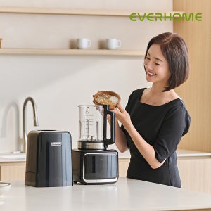 에버홈 두유제조기 더 프리미엄 이유식제조기 죽메이커 닥터밀 칼날분리 유리용기 소음커버