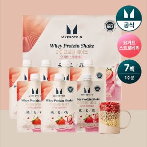 마이프로틴 단백질 쉐이크 파우치 요거트 스트로베리, 45g, 7개