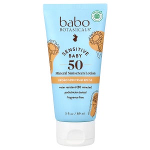 Babo Botanicals 미네랄 자외선 차단제 로션 SPF 50 89ml, 1개