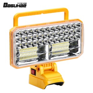 [호환] 디월트 20V 22cm(9인치) LED 충전 9인치 작업등 라이트 손전등 캠핑등 낚시등 USB 포트 내장 (베어툴)