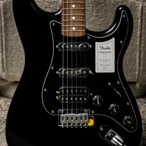 Fender Standard Stratocaster SSH-Black w/Indian Laurel FB - ICF25029755