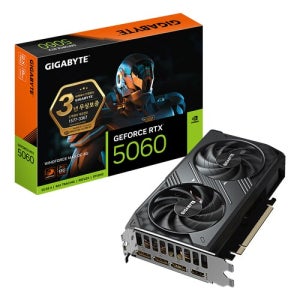 기가바이트 GIGABYTE 지포스 RTX 5060 WINDFORCE MAX OC D7 8GB 제이씨현