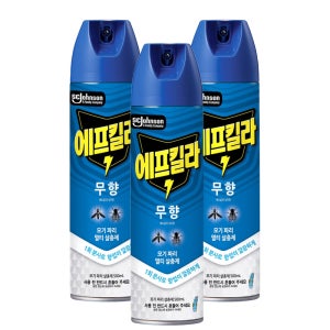 에프킬라 수성 에어로졸 살충제 무향 600ml 3개