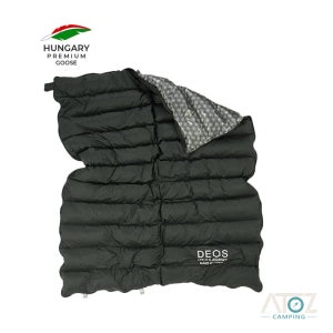 데오스 구스 사각침낭 300g (그린) 3계절 백패킹 오토캠핑용 컴팩트 침낭