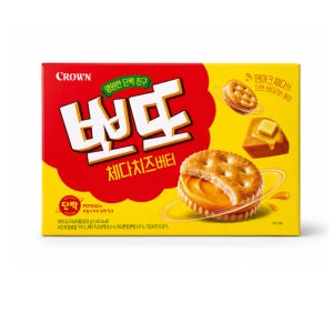 크라운 뽀또 체다치즈버터 278g 1개