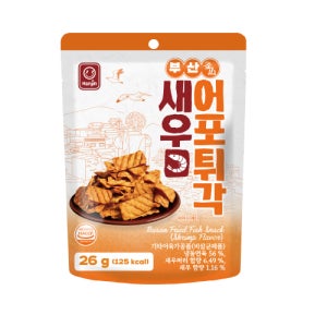한진식품 추억의 부산 어포튀각 새우, 26g, 10개
