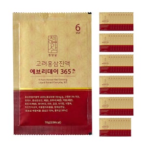 [천양삼] 6년근 고려홍삼진액 에브리데이 365 30포, 2개