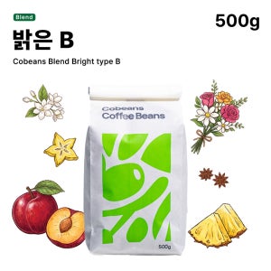 카페코빈즈 밝은 블렌딩 B 원두 커피 500g