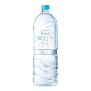 농심 백산수 천지차이 무라벨 2L x 54개 생수 물2리터 화산암반 미네랄워터