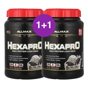 올맥스뉴트리션 Hexapro 고단백질 린 밀 쿠키 앤 크림 907g, 2개