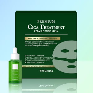 웰더마 시카 리페어 피팅 겔 마스크팩+시카 세럼 50ml (4매/8매 택 1)