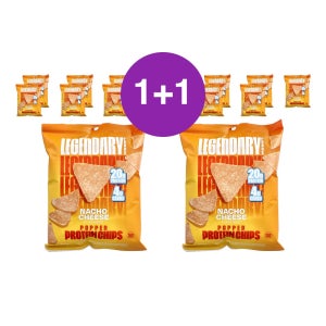 Legendary Foods 튀긴 단백질 칩 나초 치즈 252g, 2개