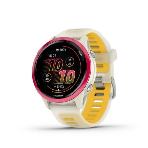 가민 포러너 570 러닝 GPS 스마트워치 본/라즈베리/망고, 42mm