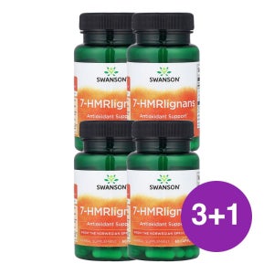 스완슨 7-HMR리그난 40mg 60캡슐, 4개