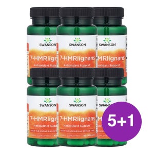 스완슨 7-HMR리그난 40mg 60캡슐, 6개