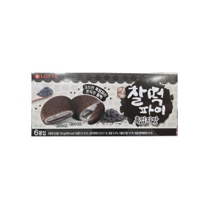 롯데 명가 찰떡파이 흑임자맛 150g 1개