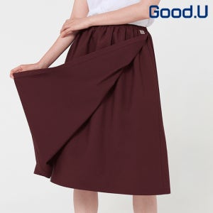 굿유 검진복 병원치마 산부인과 케어복 랩스커트