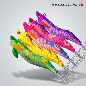 무겐 오동목 팁런 에기 3.0 30g 무늬오징어 우드 케이무라 UV 에깅낚시