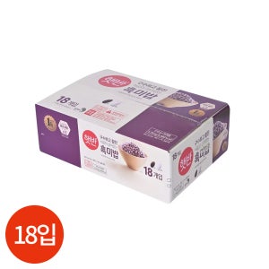 CL CJ 햇반 흑미밥 210g x 18개
