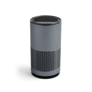 차량용 공기청정기 7x13cm 3중 필터 LED 무드등 USB 블랙