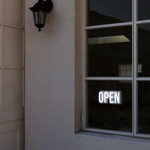 기성품 OPEN 3D 레터링 디자인 기성품 네온