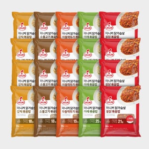 마니커 닭가슴살 볶음밥 10팩 2세트 (총 20팩) 냉동 즉석밥 야채 소불고기 불닭 갈릭 차돌깍두기 슬라이스 수비드