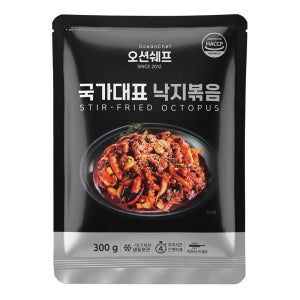 오션쉐프 국가대표 낙지볶음 냉동 밀키트 300g, 5개
