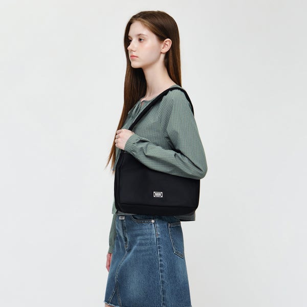 [마리떼프랑소와저버] CLASSIC LOGO ONE SHOULDER BAG black