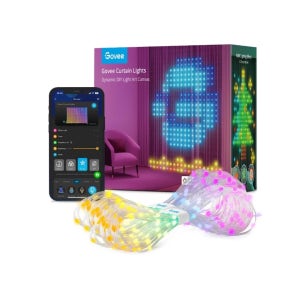Govee 고비 커튼 조명 RGBIC LED 벽면 스트립 백라이트