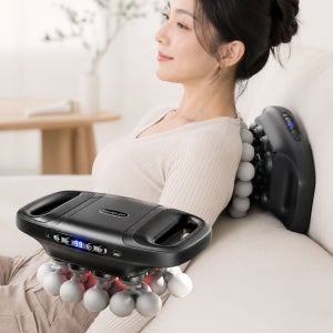 아리나리 20헤드 휴대용 전동 등 다리 종아리 문어발 마사지기 효도선물 99단계 조절