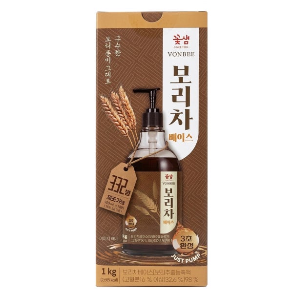 [도착보장] 꽃샘 본비 보리차 베이스 원액 액상 진액 액기스 농축액
