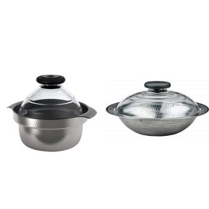 HARIO 하리오 유키히라 밥솥 냄비세트 IH 인덕션 유리뚜껑 포함 GIS-200 MIS-26