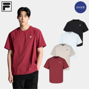 휠라 Coldwave+ 우븐 반팔 피스테 기능성 공용 반팔티 FS262RS02X002