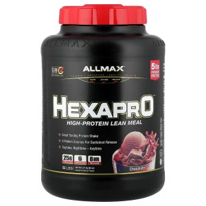 올맥스뉴트리션 Hexapro 고단백질 저지방 밀 초콜릿 맛 2.27kg