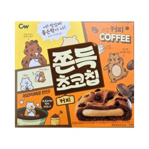 청우 쫀득 초코칩 커피맛 200g 1개
