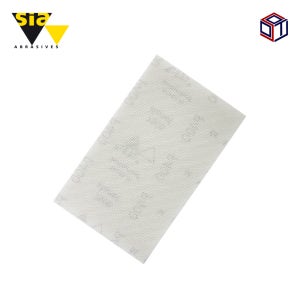 시아 7500 세라믹 사각 망사 샌딩페이퍼 70x125mm 망사사포 벨크로 400방 1개
